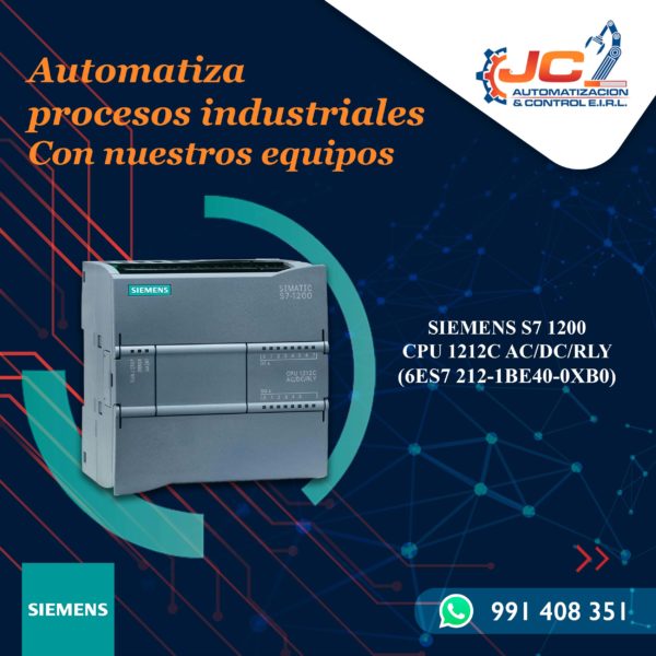 Siemens CPU 1212C - 6ES7212-1BE40-0XB0