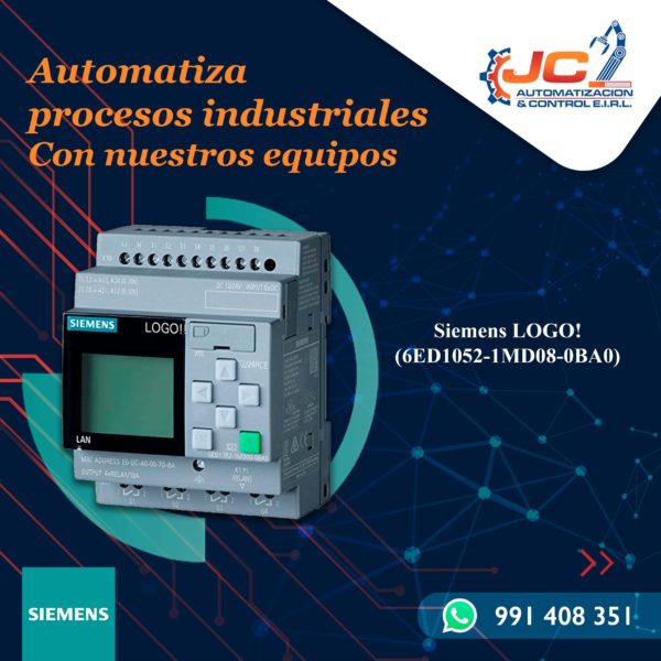 Siemens Logo! V8 Tipo 1224rce , 6ed1052-1md08-0ba0