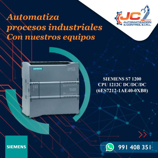 Siemens CPU 1212C - 6ES7212-1AE40-0XB0
