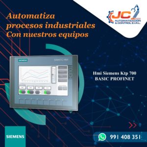 Panel HMI Siemens KTP700 Basic PN - 6AV2123-2GB03-0AX0