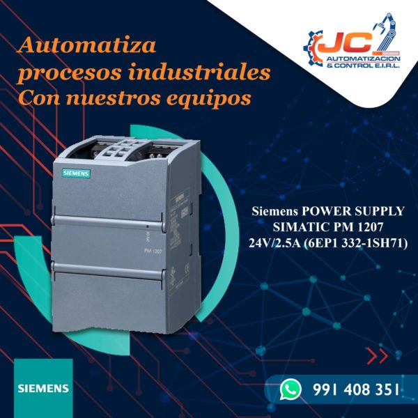 Fuente de alimentación Siemens POWER MODUL PM1207 - 6EP1332-1SH71