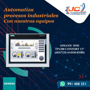 Panel HMI SIMATIC Comfort Siemens TP1200 Comfort - 6AV2124-0MC01-0AX0