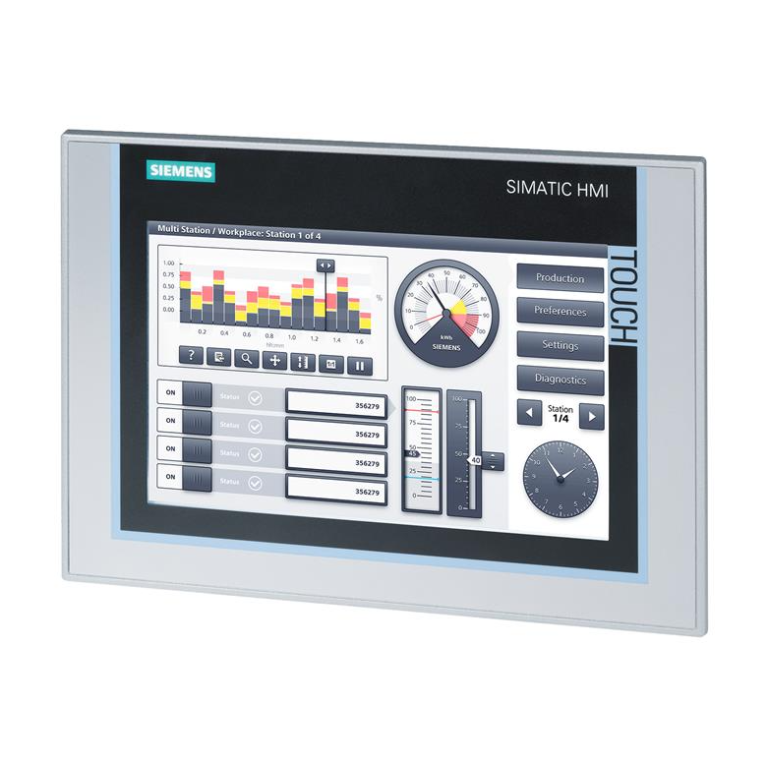 Panel HMI SIMATIC Comfort Siemens TP1200 Comfort 6AV21240MC010AX0